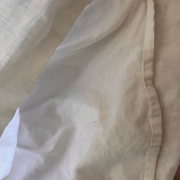 J. Crew 100% linen white mini skirt size 4 - Picture 6 of 6